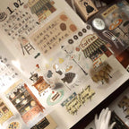 【Yi'er Studio】- Puff Tea Party- Kiss-cut Tape