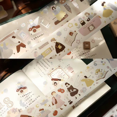 【Yi'er Studio】- The Stationery Planet- Kiss-cut Tape