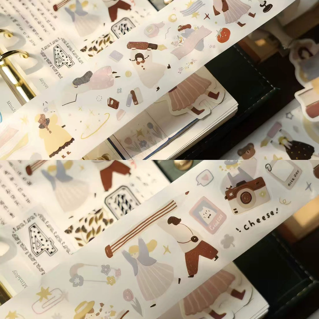 【Yi'er Studio】- The Stationery Planet- Kiss-cut Tape