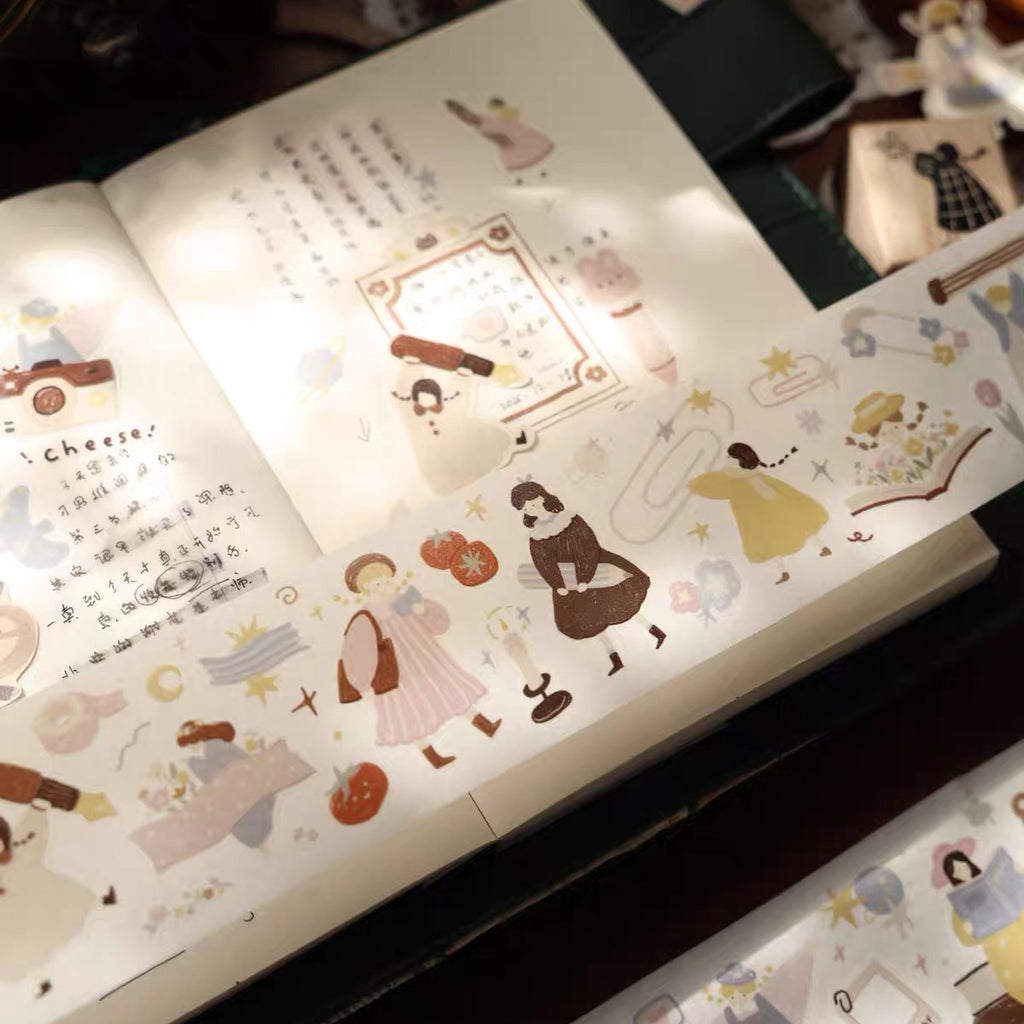【Yi'er Studio】- The Stationery Planet- Kiss-cut Tape