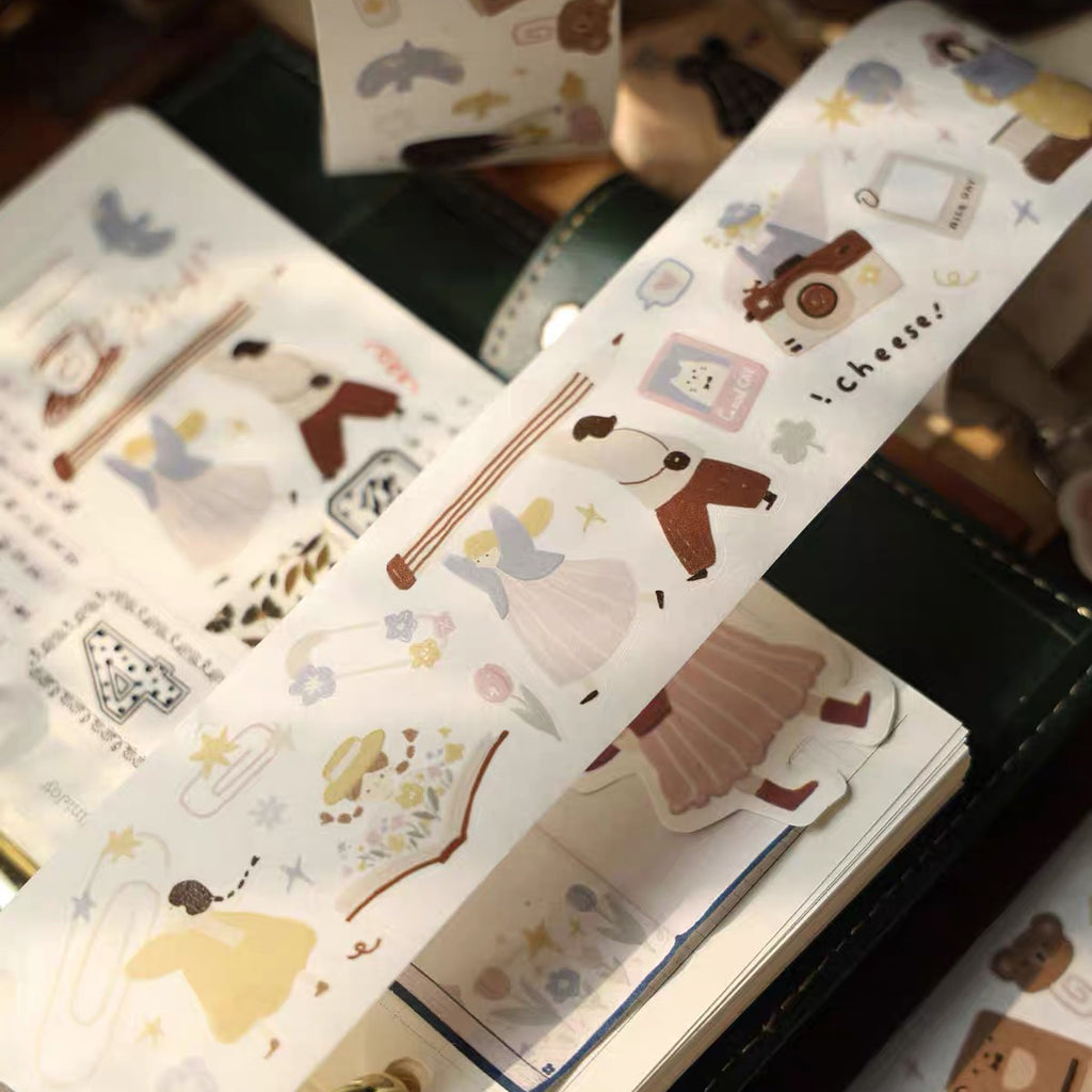 【Yi'er Studio】- The Stationery Planet- Kiss-cut Tape