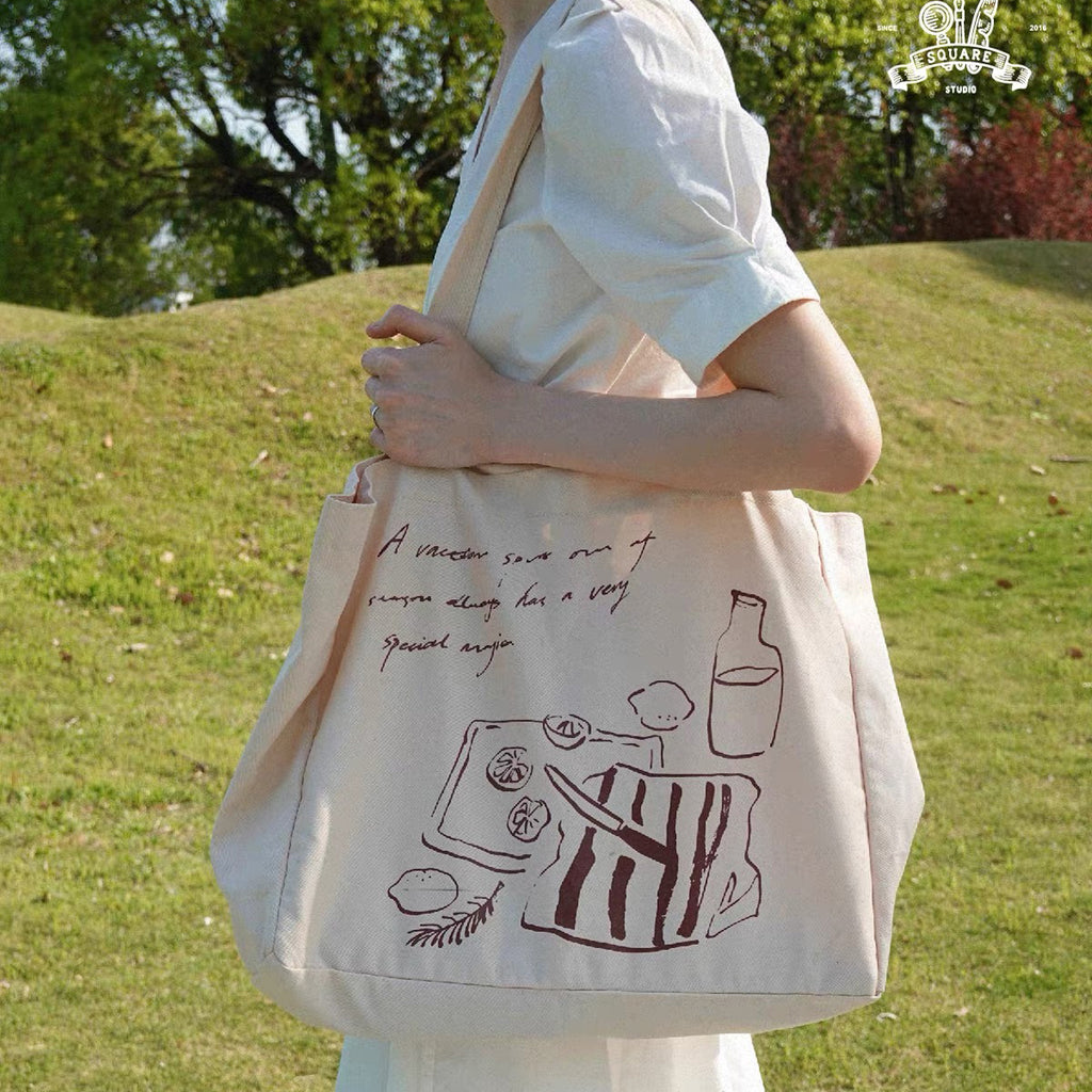 【Square Studio】Long Vacation Collection · Slouchy Tote