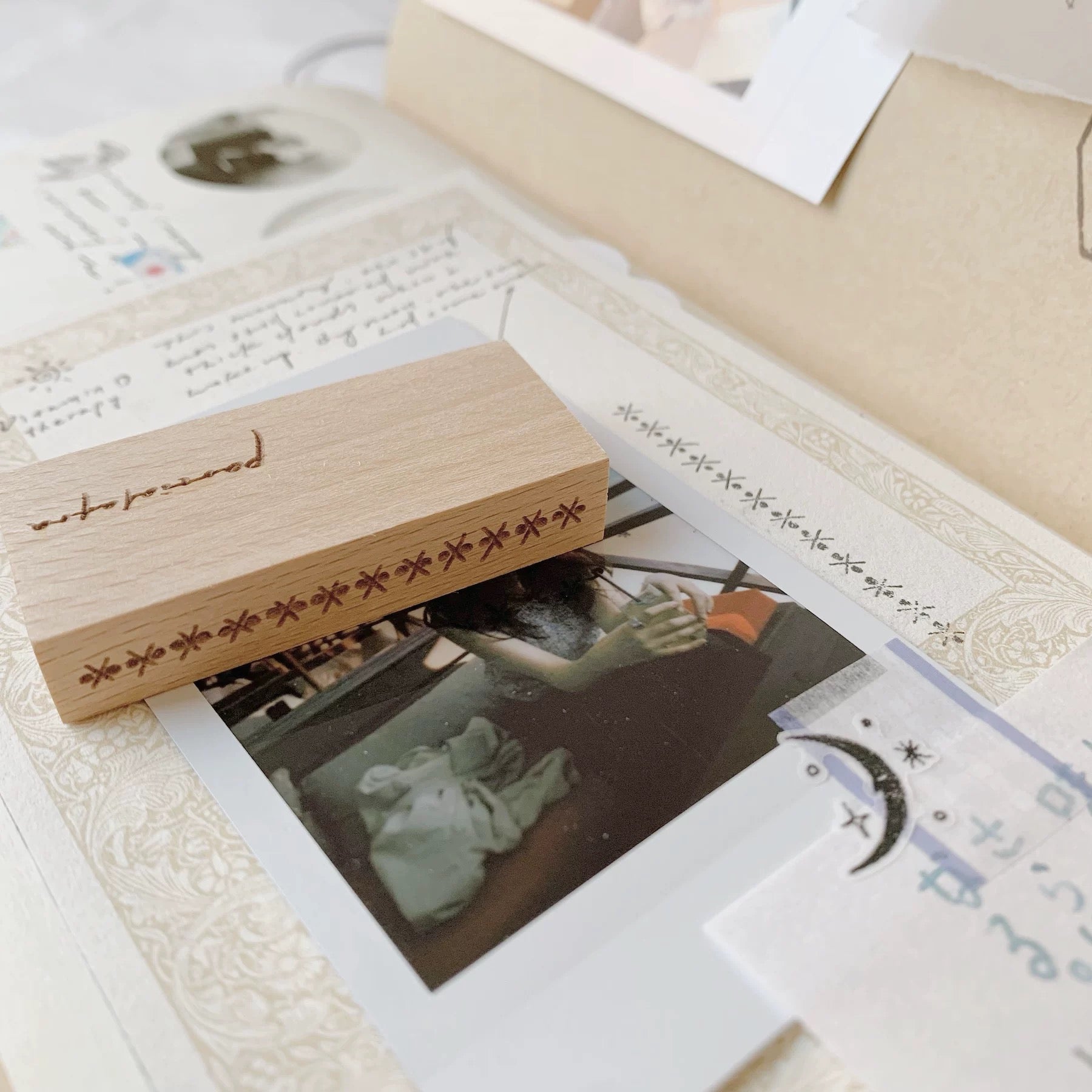 【Partialafra】Wooden Stamp - Beautiful Chaos Series