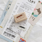 【Partialafra】Travel Log Series Wooden Stamp