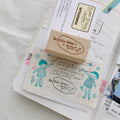 【Partialafra】Travel Log Series Wooden Stamp