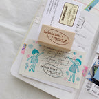 【Partialafra】Travel Log Series Wooden Stamp