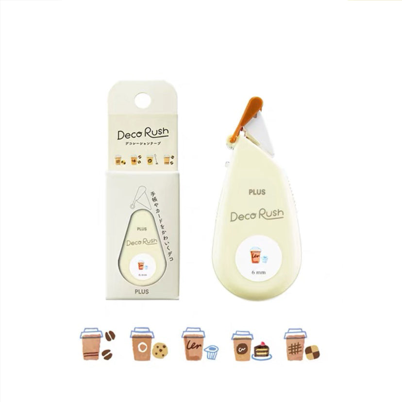 【PLUS】PETIT DECO RUSH Tape - 6mm