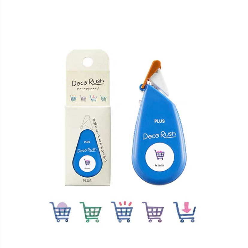 【PLUS】PETIT DECO RUSH Tape - 6mm
