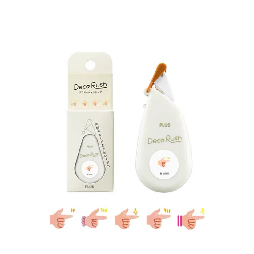 【PLUS】PETIT DECO RUSH Tape - 6mm