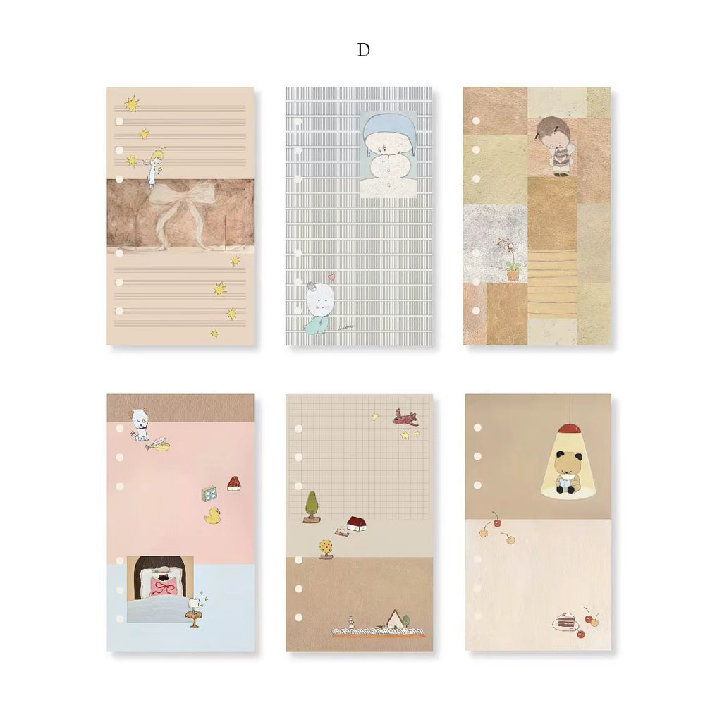 【Square Studio】- Warm & Fuzzy Feelings A6 Personal Refill Insert