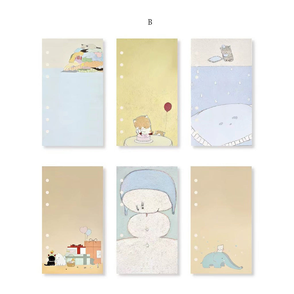 【Square Studio】- Warm & Fuzzy Feelings A6 Personal Refill Insert