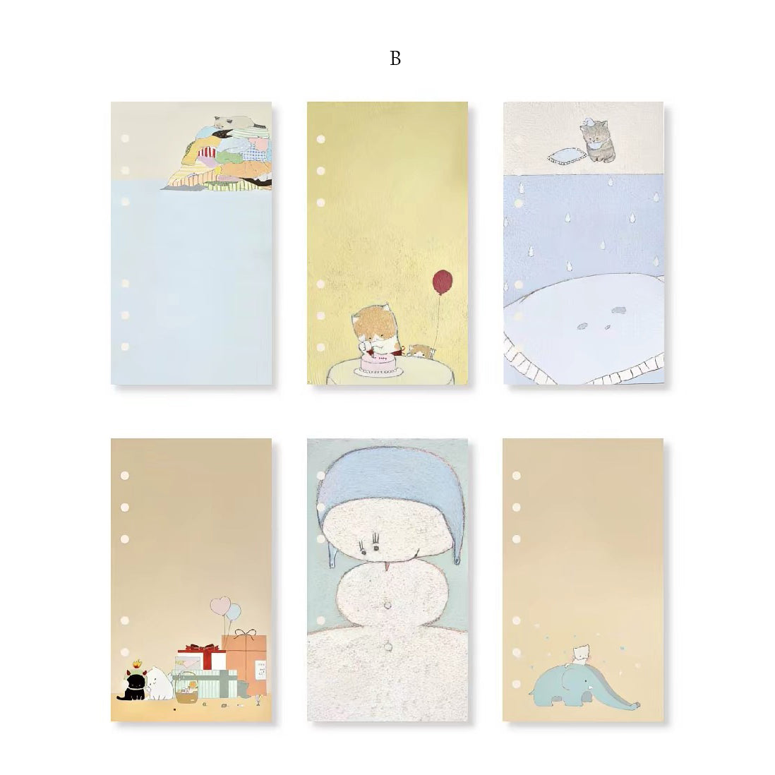 【Square Studio】- Warm & Fuzzy Feelings A6 Personal Refill Insert