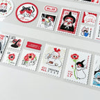 【NECOCHA】Kiss-Cut Postage Tape Sticker Roll