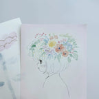 【NECOCHA】 Memo Pad- Flower