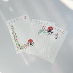 【NECOCHA】"Poetry of Life" Date Memo Pad/ Pocket A7 Refills