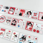 【NECOCHA】Kiss-Cut Postage Tape Sticker Roll