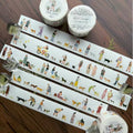 Clear Water Stationery - "Little People" Series Kiss-cut Washi Tape - Dog Walking