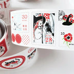 【NECOCHA】Kiss-Cut Postage Tape Sticker Roll