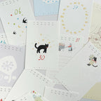 【NECOCHA】"Poetry of Life" Date Memo Pad/ Pocket A7 Refills