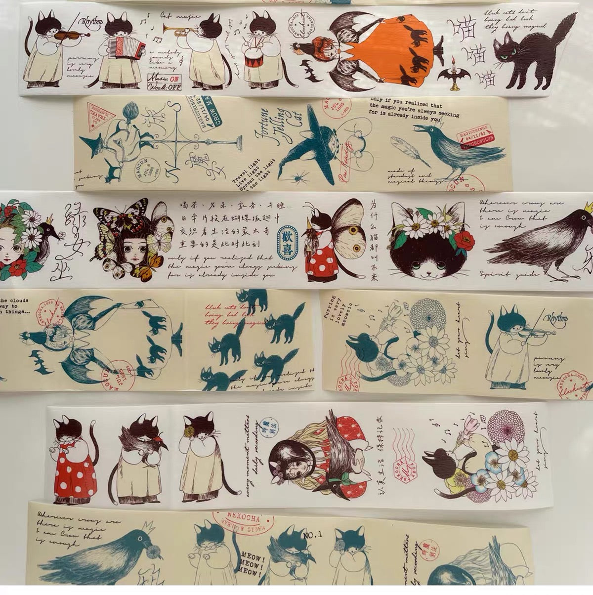 【NECOCHA】Fantasy House - Kraft Paper Washi Tape