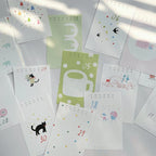 【NECOCHA】"Poetry of Life" Date Memo Pad/ Pocket A7 Refills