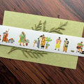 Clear Water Stationery - "Little People" Series Kiss-cut Washi Tape- Little People