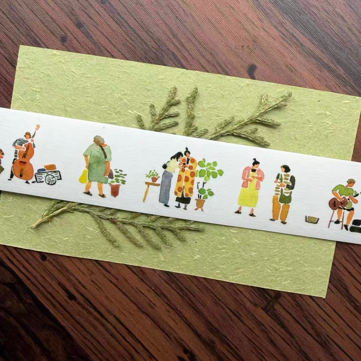 Clear Water Stationery - "Little People" Series Kiss-cut Washi Tape- Little People
