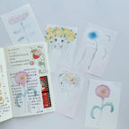 【NECOCHA】 Memo Pad- Flower