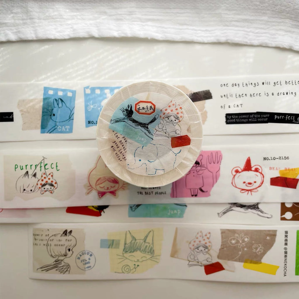 【NECOCHA】The Purr-Gallery Exhibition Washi Tape