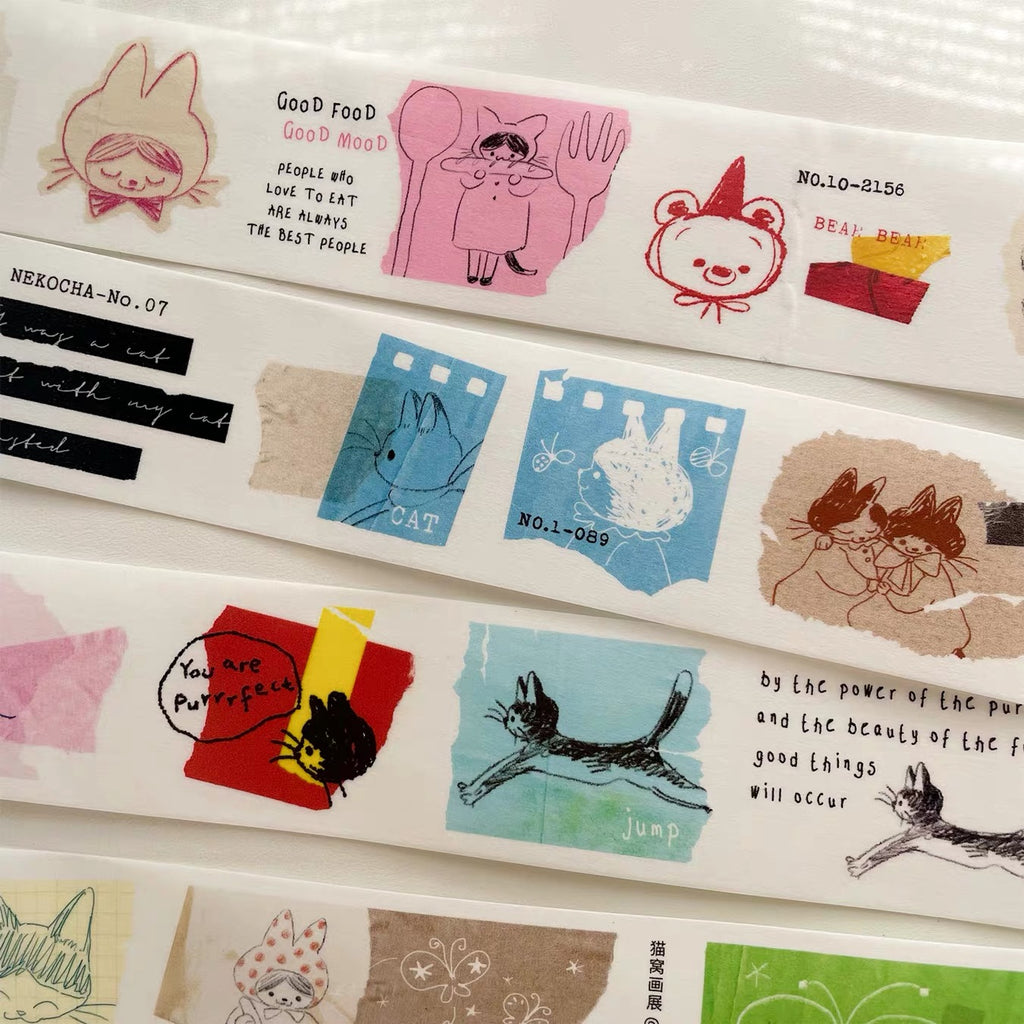 【NECOCHA】The Purr-Gallery Exhibition Washi Tape