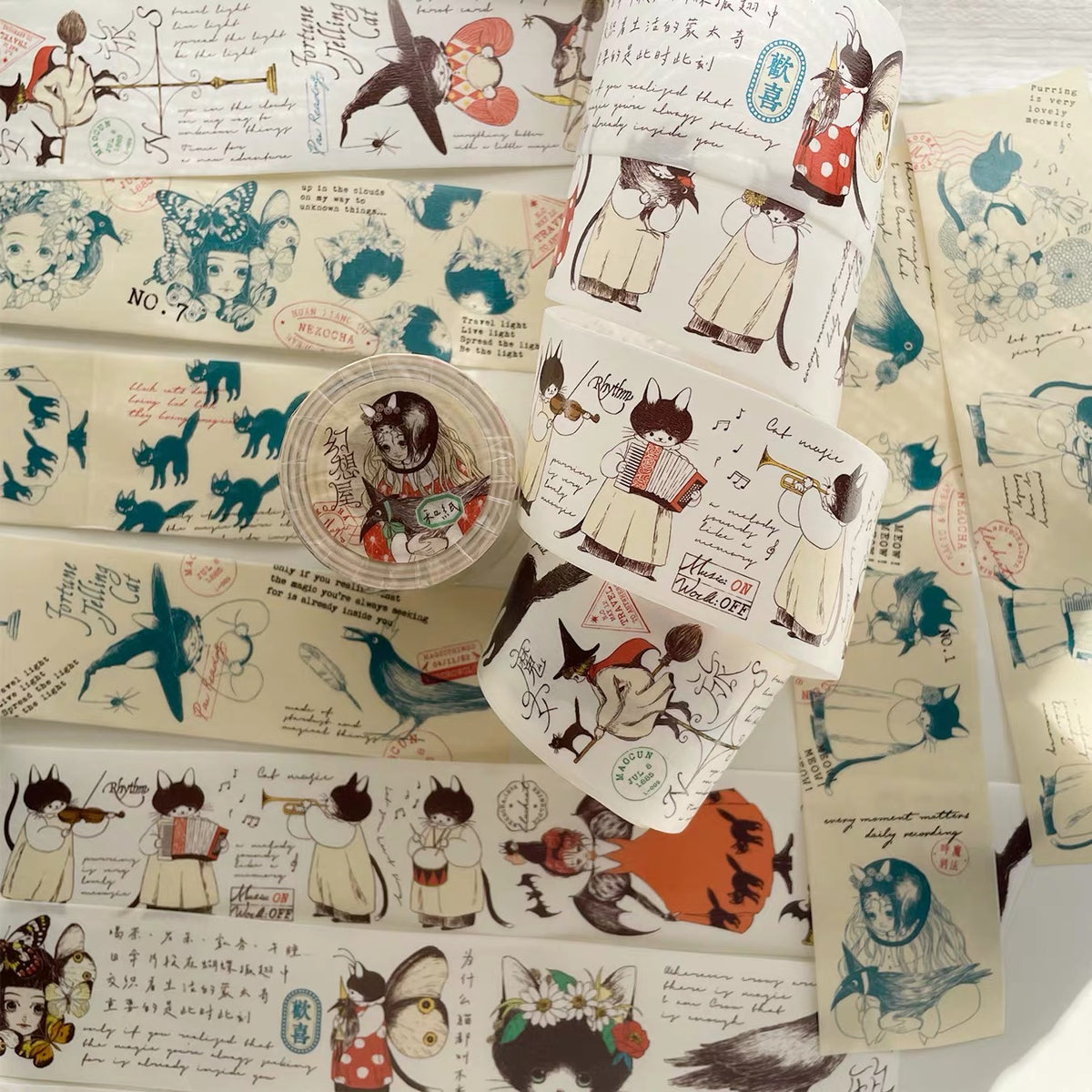 【NECOCHA】Fantasy House - Kraft Paper Washi Tape