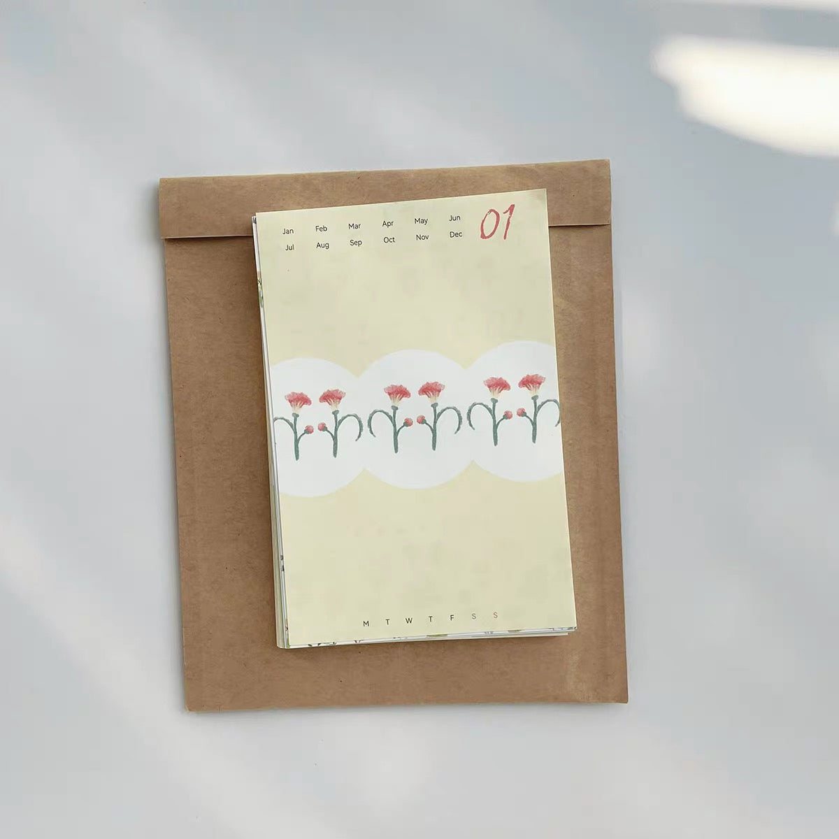 【NECOCHA】"Poetry of Life" Date Memo Pad/ Pocket A7 Refills