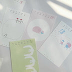 【NECOCHA】"Poetry of Life" Date Memo Pad/ Pocket A7 Refills