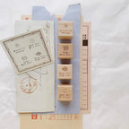 【Partialafra X Two Racoons】Wooden Stamp Set - Weather