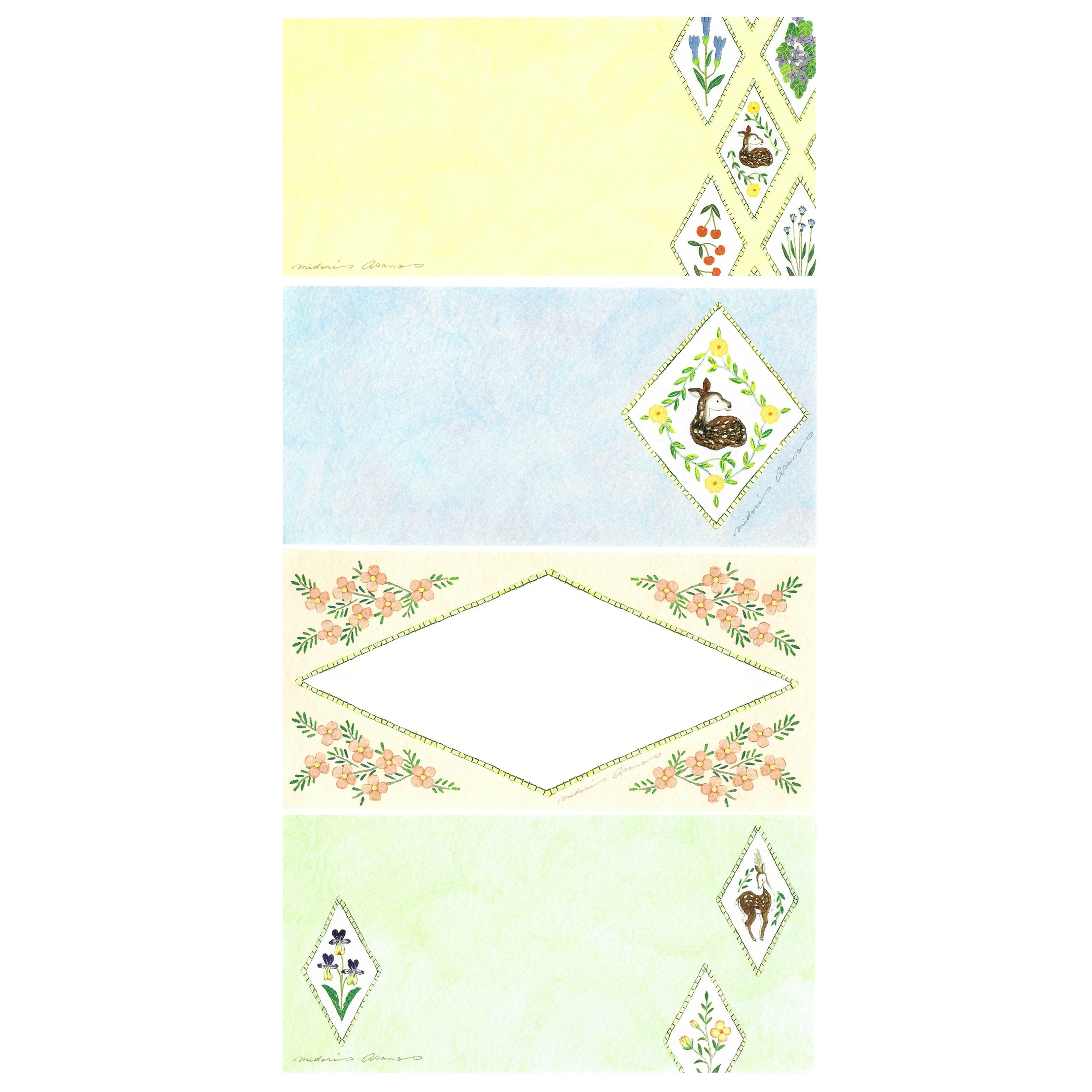 【Cozyca Products】Midori Asano- One-note Paper- Memo Pad