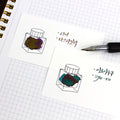 Wearingeul- Ink Color Chart Card- Horizontal