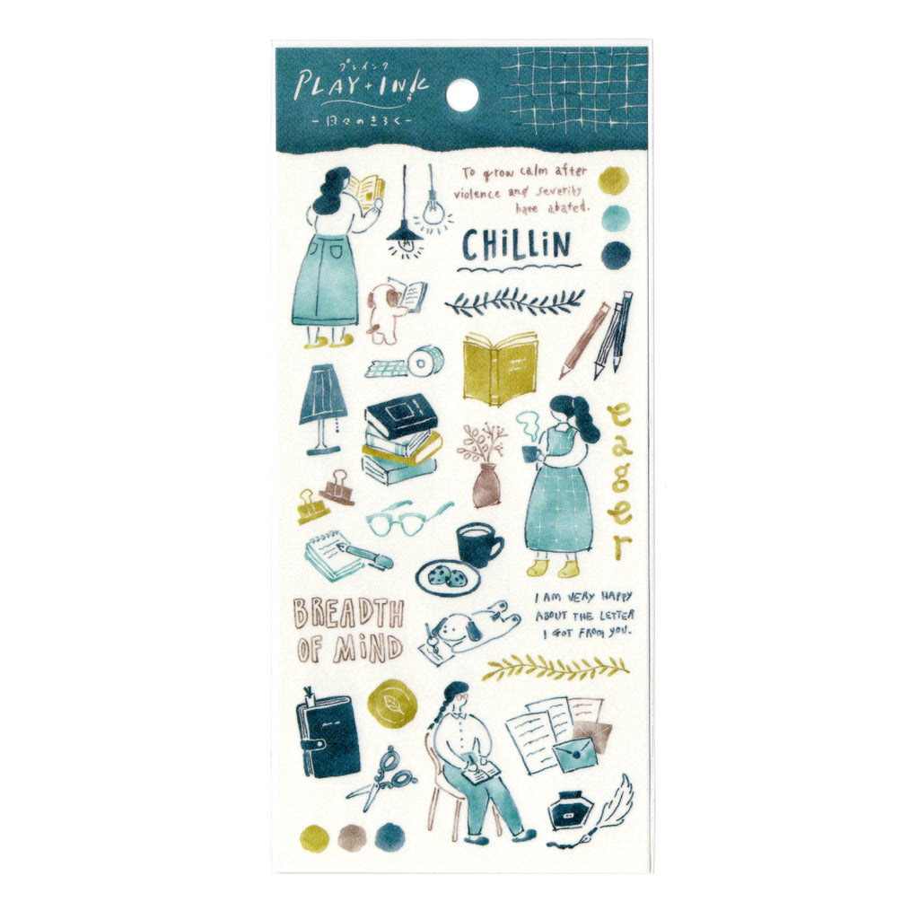 Mind Wave- Play Ink Stickers- Daily Record