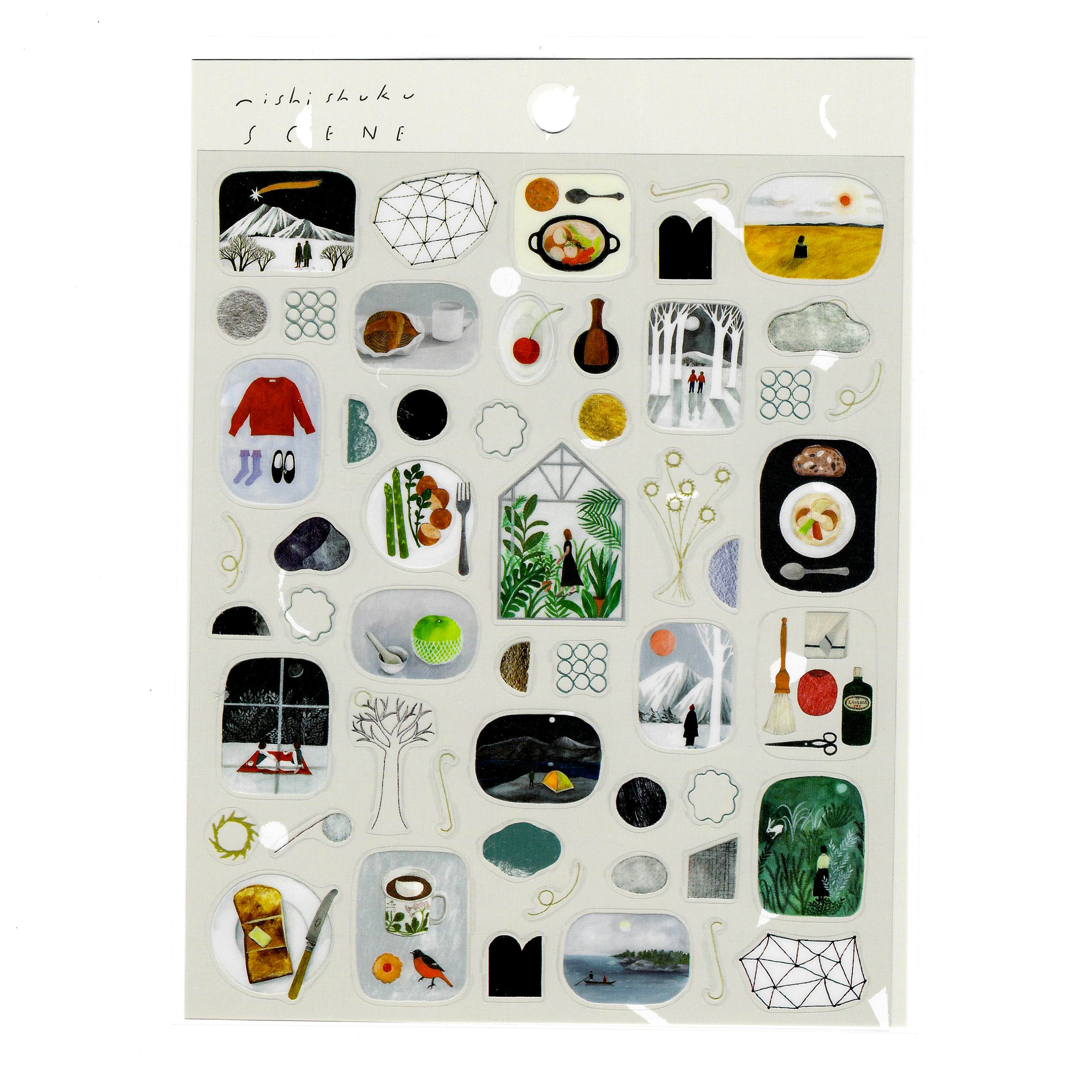 [Cozyca] Sue Nishi Sticker Sheet – Scene