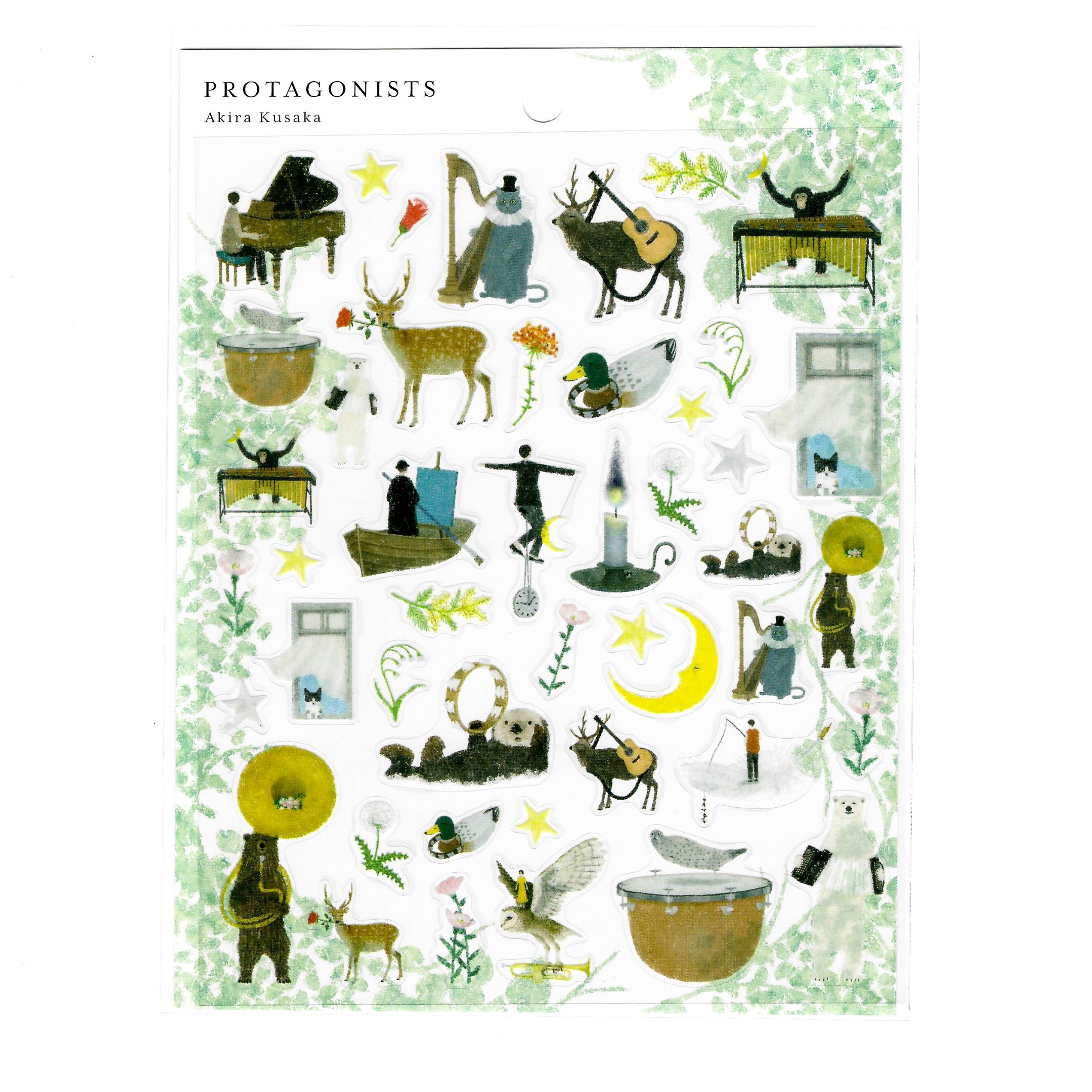 [Cozyca] Akira Kusaka Sticker Sheet – Protagonists