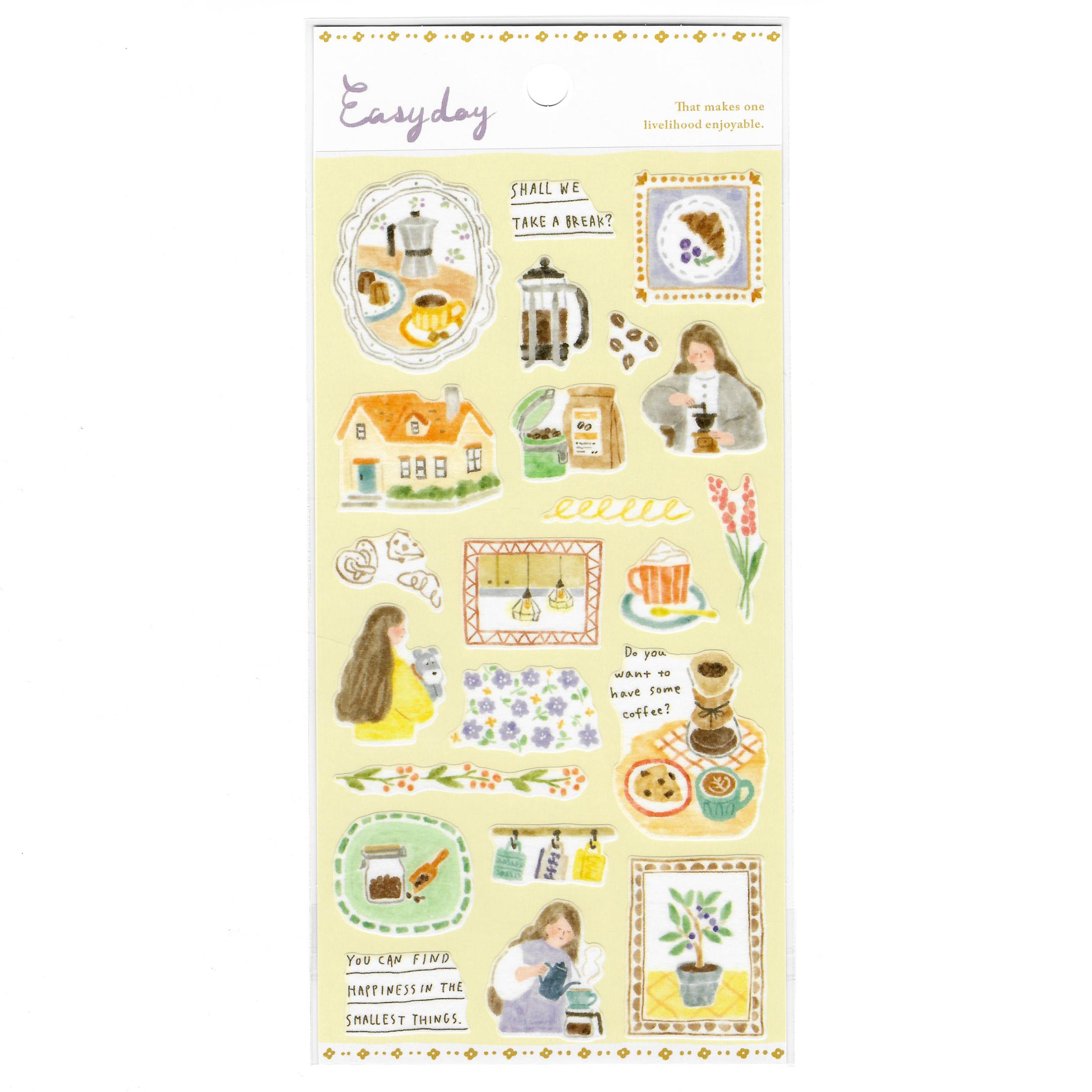 [Mind Wave] Easyday Sticker- Coffee