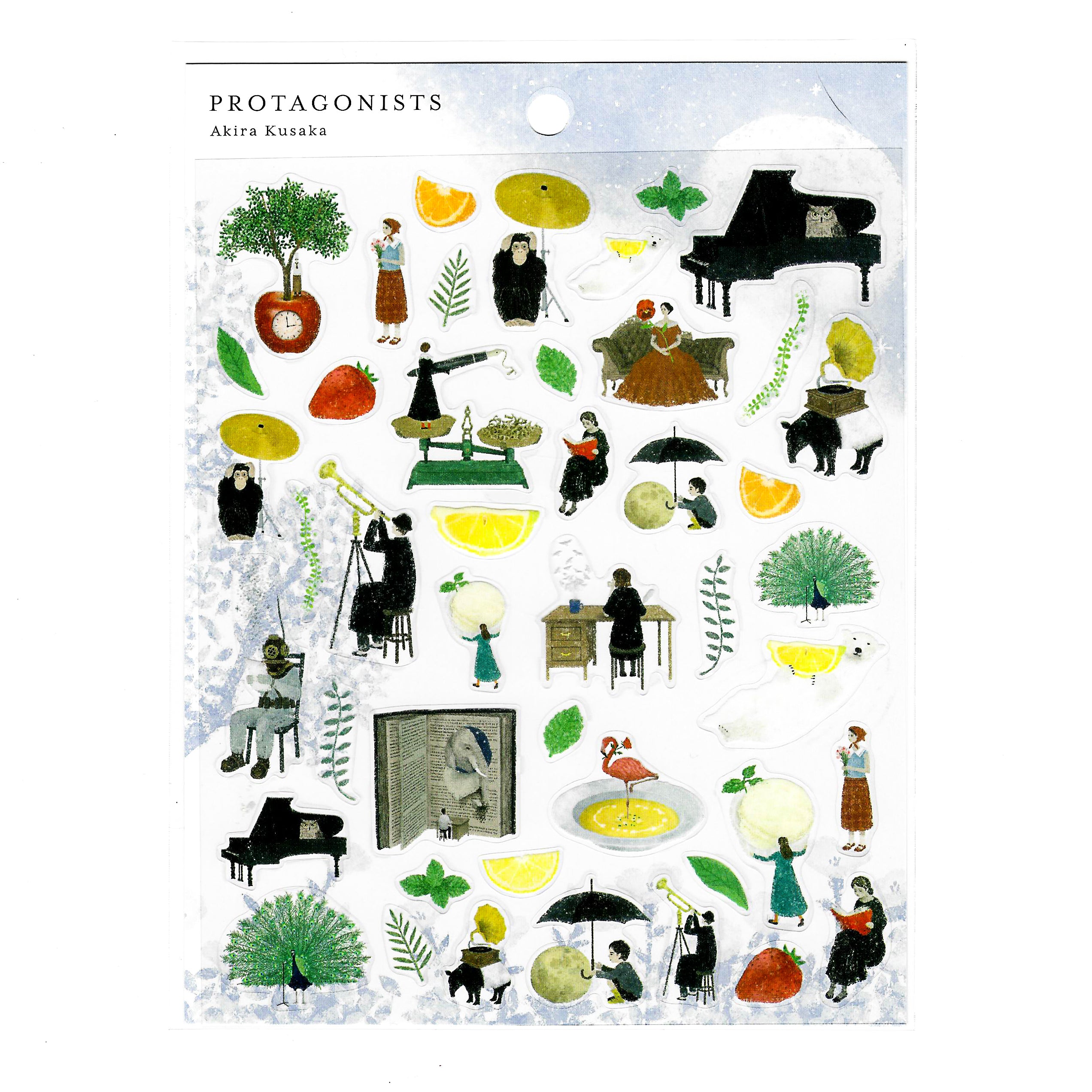 [Cozyca] Akira Kusaka Sticker Sheet – Protagonists